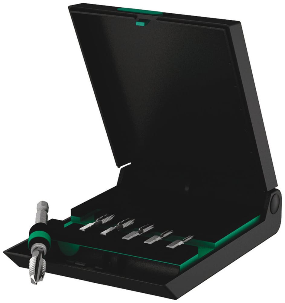 WERA 05104654001 844/7 Tap Bits Set, 7 pieces