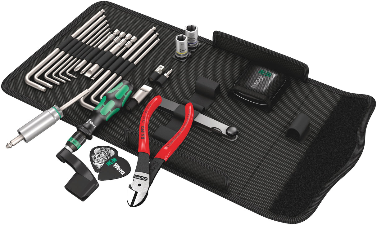WERA 05134015001 9100 GUITAR TOOL SET, 26 PIECES