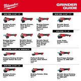 M18 FUEL 4-1/2"-6" Braking Grinder, Paddle Switch