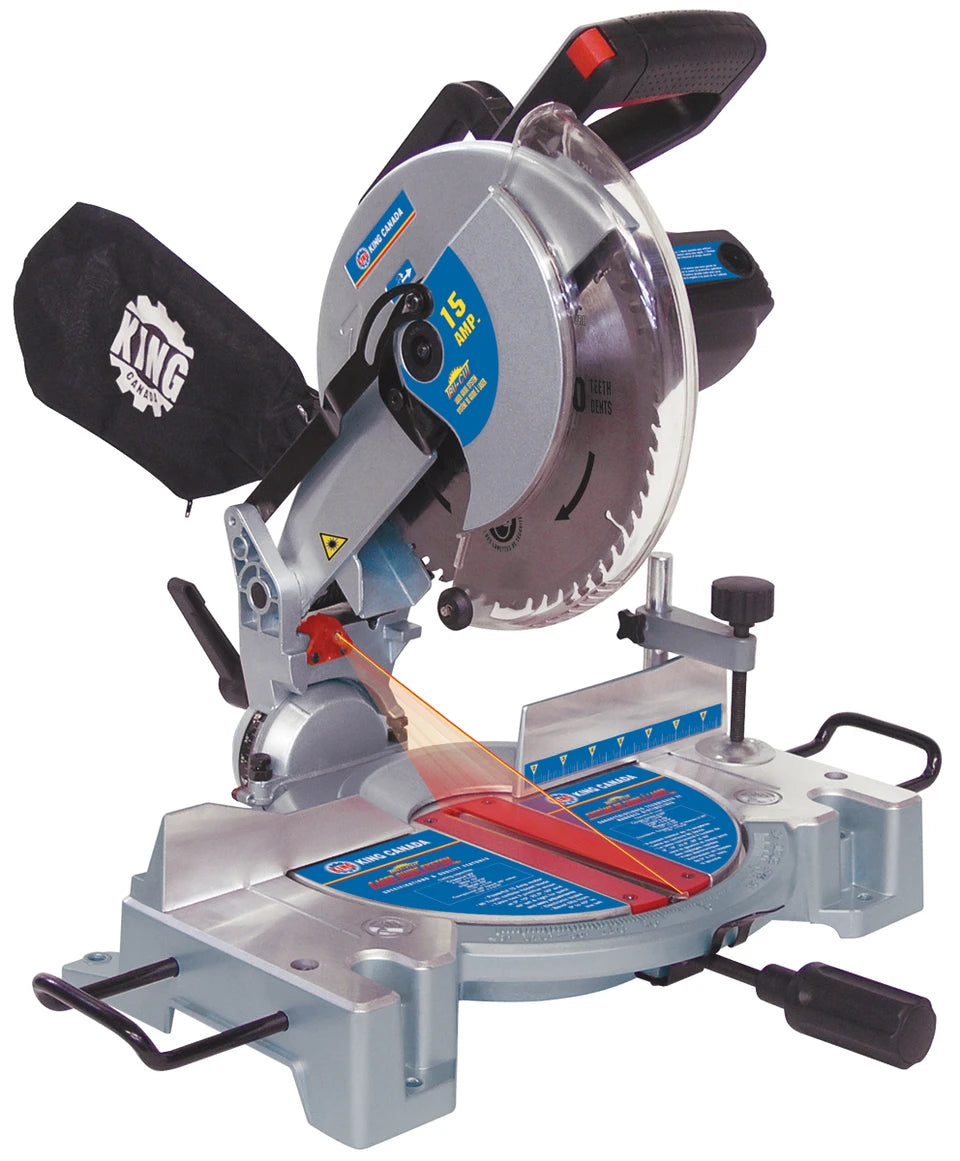 MITER SAW 10" COMPOUND W/ LASER