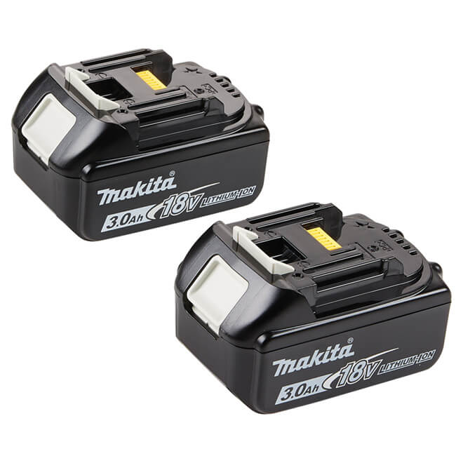MAKITA 194230-4 18V (3.0 Ah) Li-Ion Battery BL1830B (2 pk)