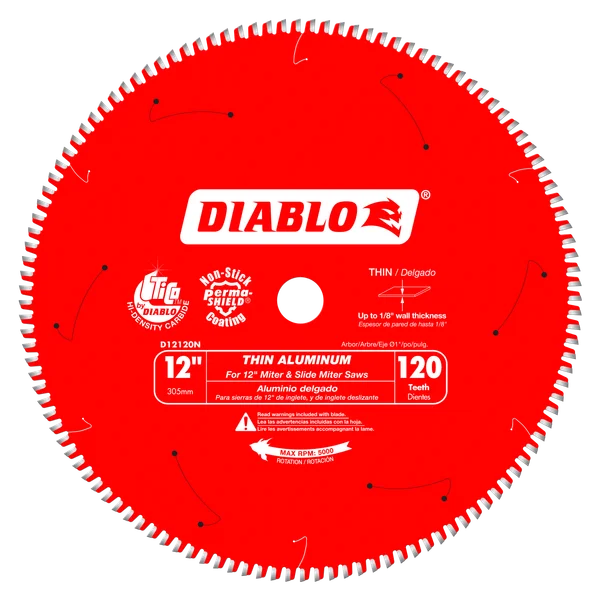 DIABLO D12120N 12 X 120 T ALUM BLADE