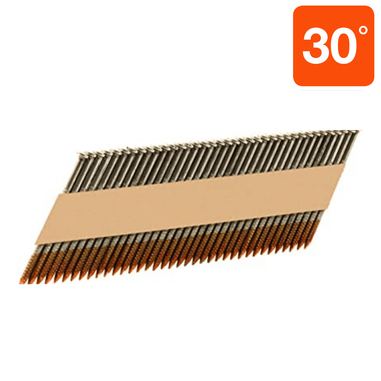 METABO 15107HPT 3-1/4" x .120" Smooth Shank Clipped Head Bright Basic Paper Tape 30° Sheathing Nails