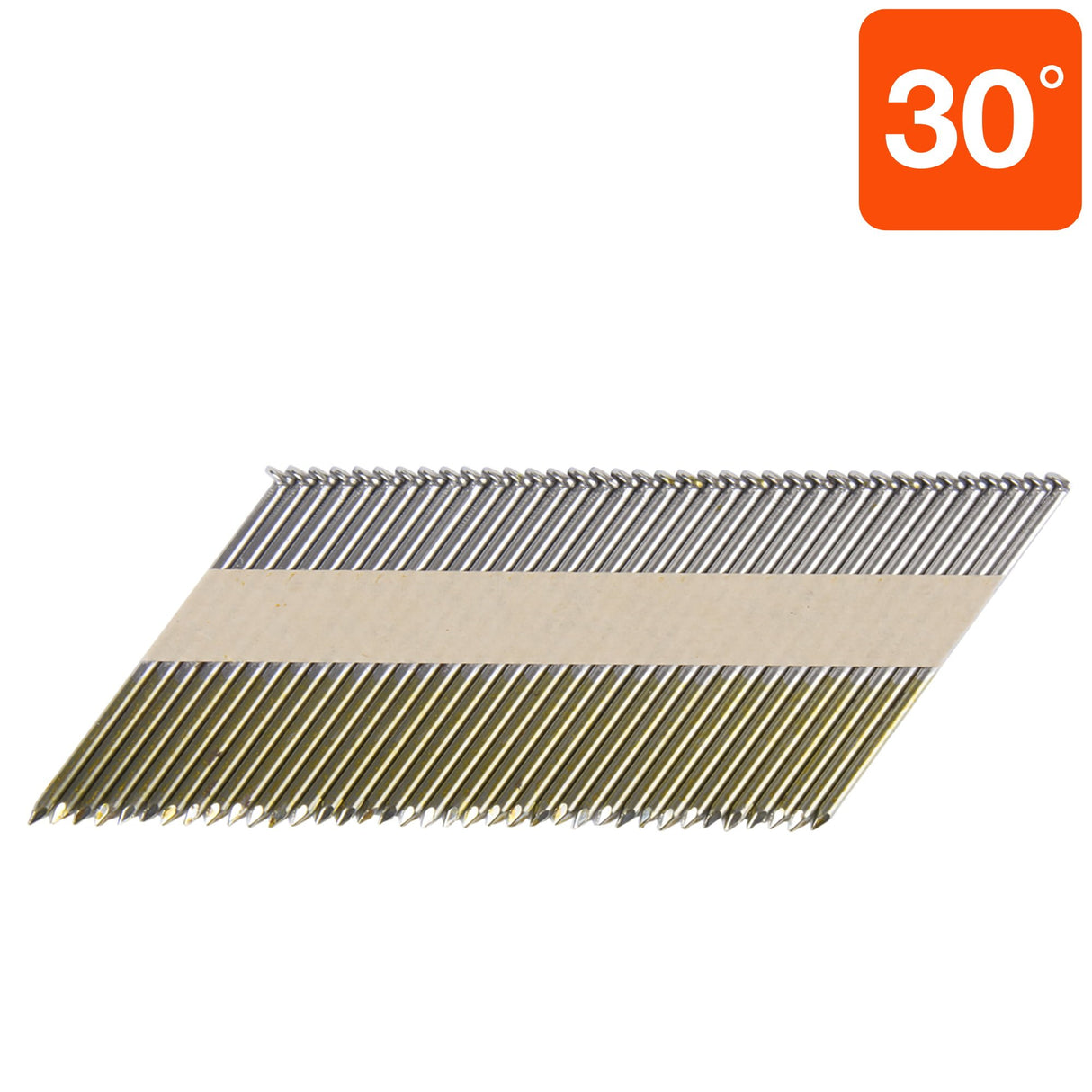 METABO 15105HPT 3" x .120" Smooth Shank Clipped Head Bright Basic Paper Tape 30° Sheathing Nails