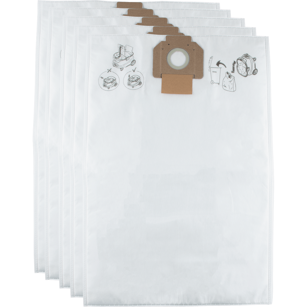 MAKITA W107418353 Fleece Filter Bag for VC4210 (5/PK)