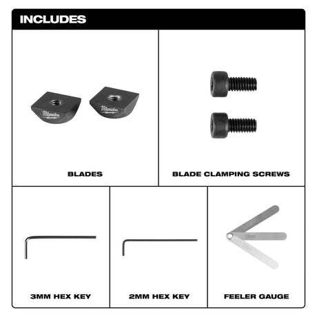 M12 FUEL™ 16 Gauge Scroll Shear Replacement Blade Set