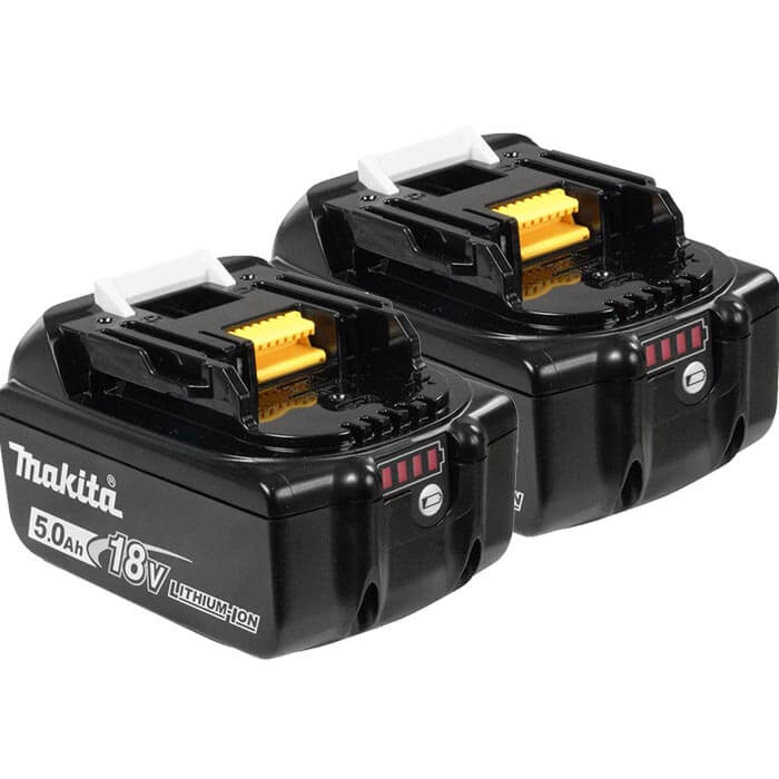 MAKITA 196681-7 18V (5.0 Ah) Li-Ion Battery BL1850B (2 PK)