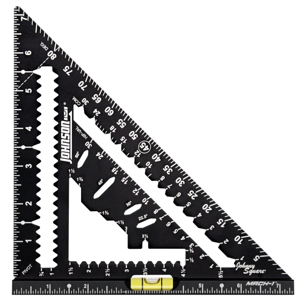 7-1/4" Johnny Square MACH-1 Smart Mark Rafter Square
