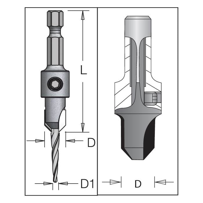DIMAR TDC-50764 # 7  COUNTERSINK