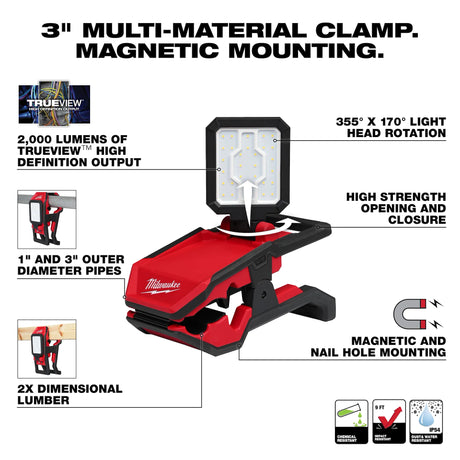 M18 ROVER™ Clamping Flood Light