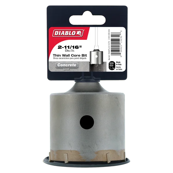 2-11/16" SDS-Plus Carbide Tipped Thin Wall Core Bit
