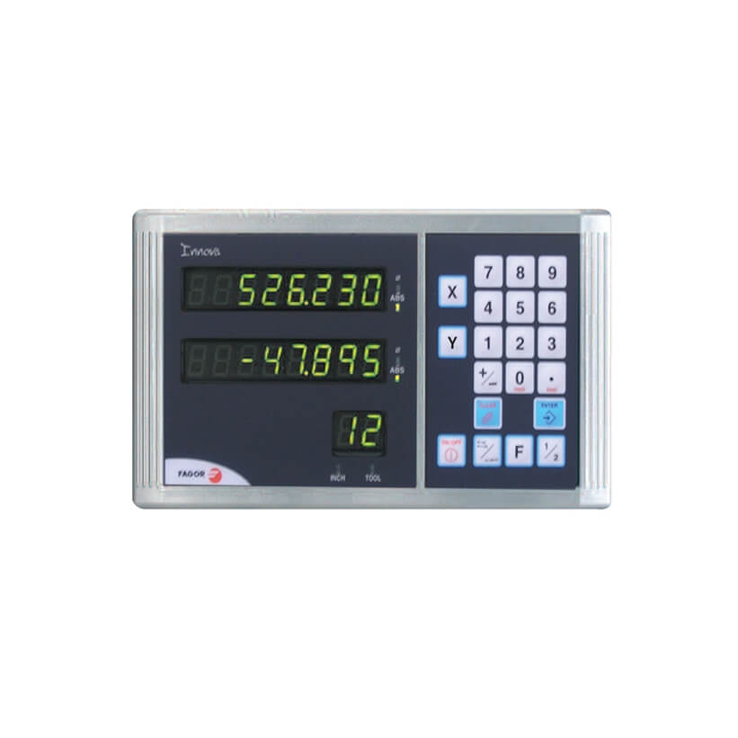KING CANADA 20i-T-840  FAGOR DIGITAL READOUT SYSTEM  2 AXIS 8" X 40" SCALES