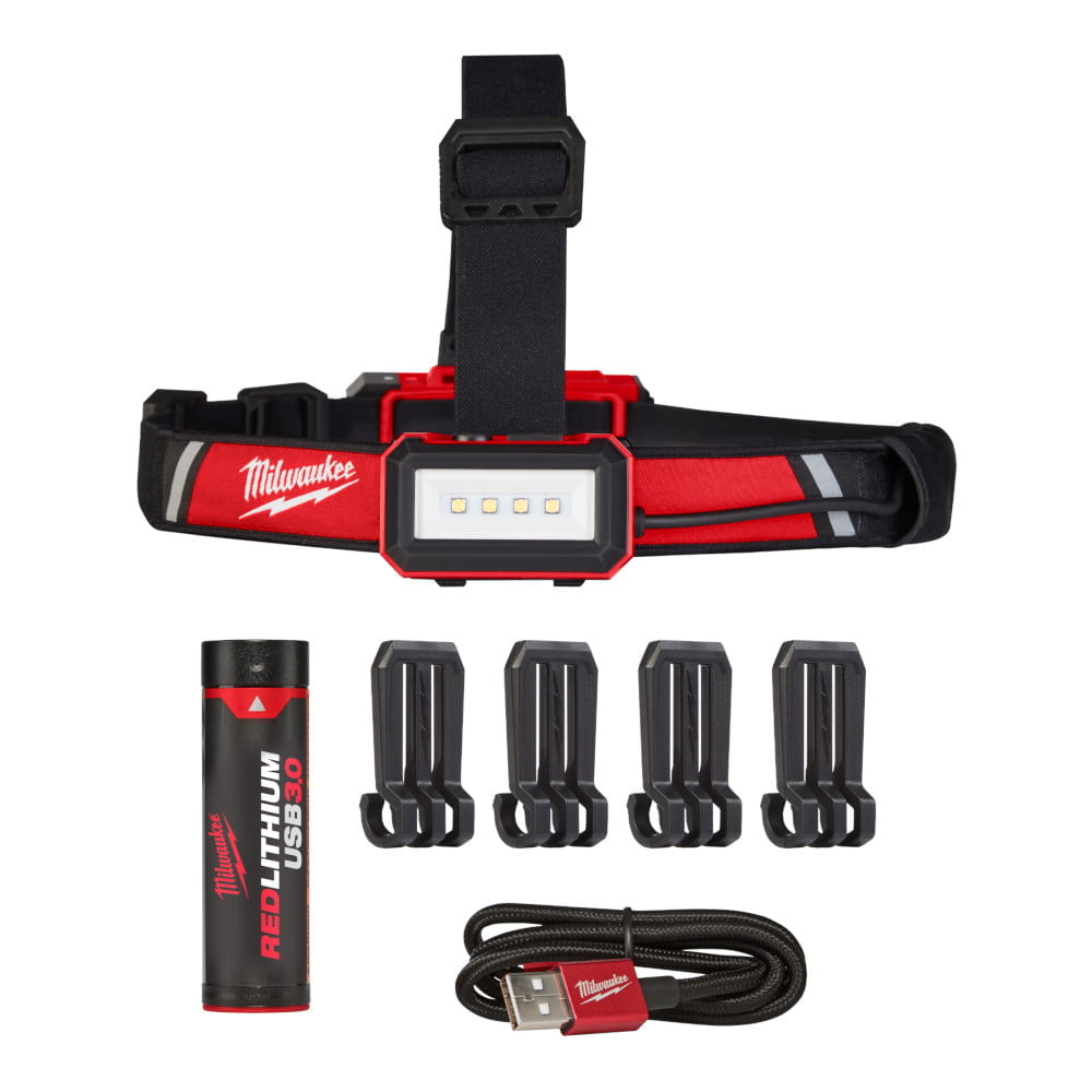 MILWAUKEE 2115-21 REDLITHIUM™ USB Low-Profile Headlamp
