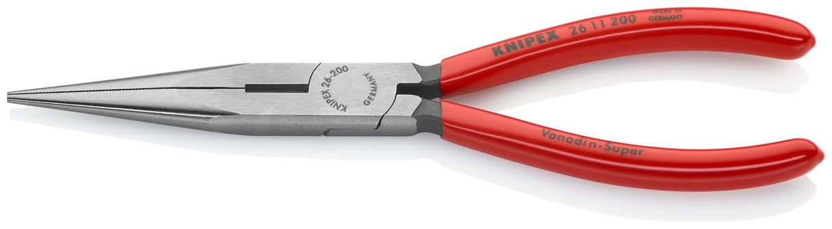 KNIPEX 26 11 200 SBA 8" Long Nose Pliers with Cutter