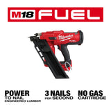 MILWAUKEE 2745-20 M18 FUEL™ 30 Degree Framing Nailer (Tool Only)