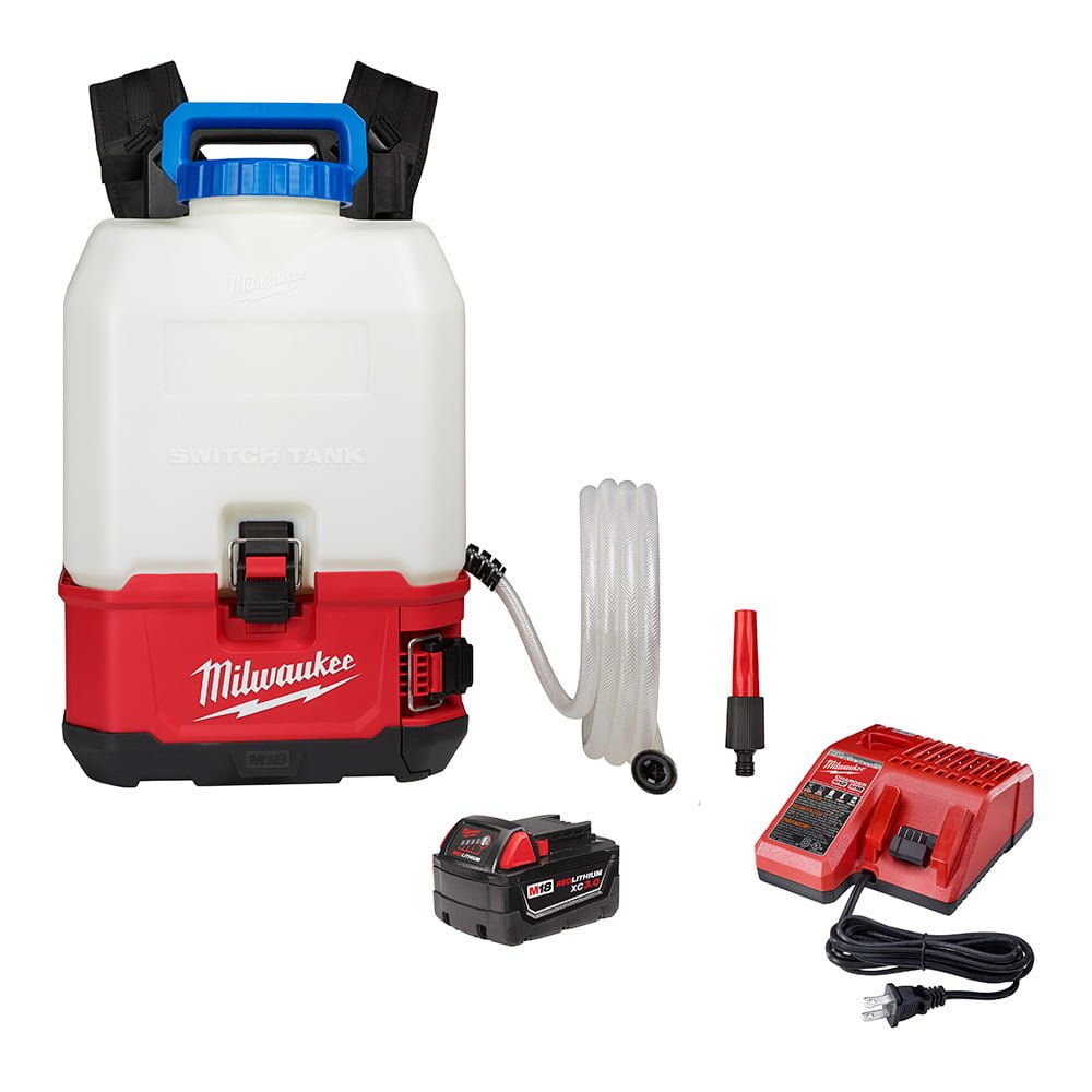 MILWAUKEE 2820-21WS M18™ SWITCH TANK™ 4-Gallon Backpack Water Supply Kit