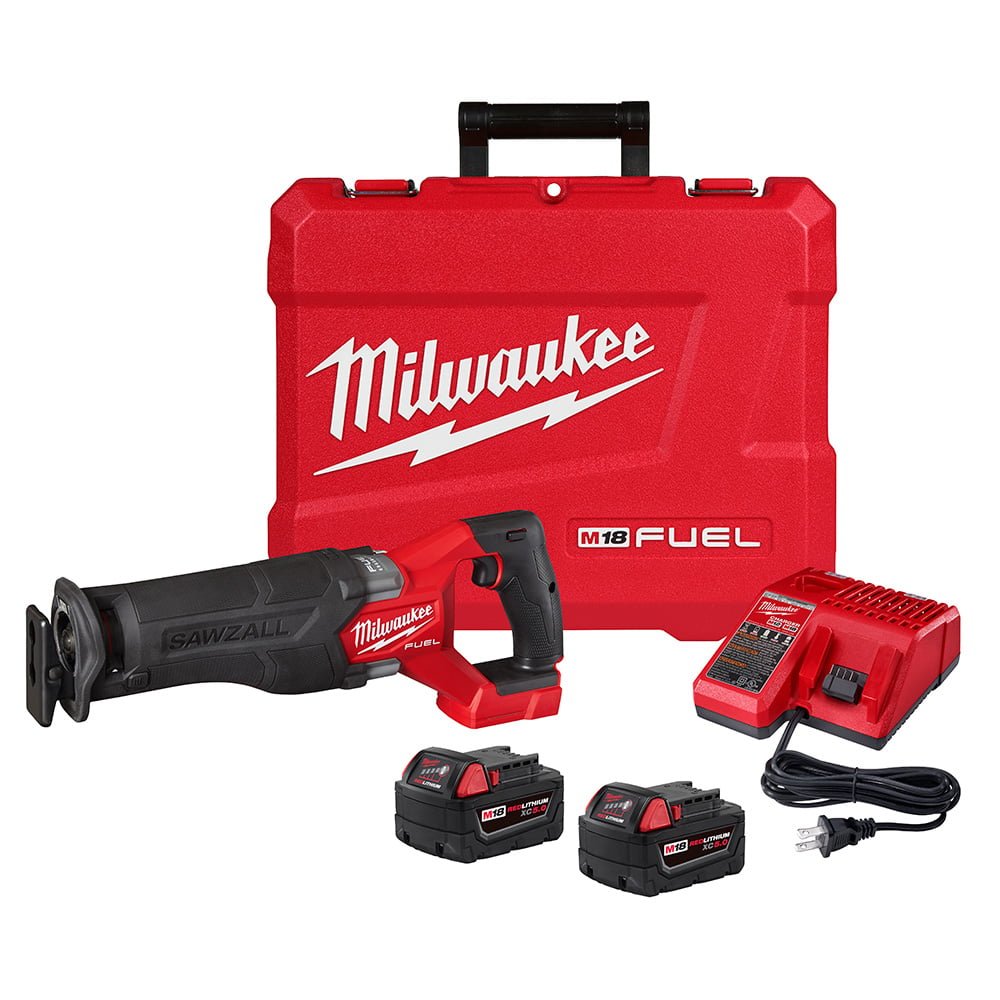 MILWAUKEE 2821-22 M18 FUEL™ SAWZALL® Reciprocating Saw - 2 Battery XC5.0 Kit