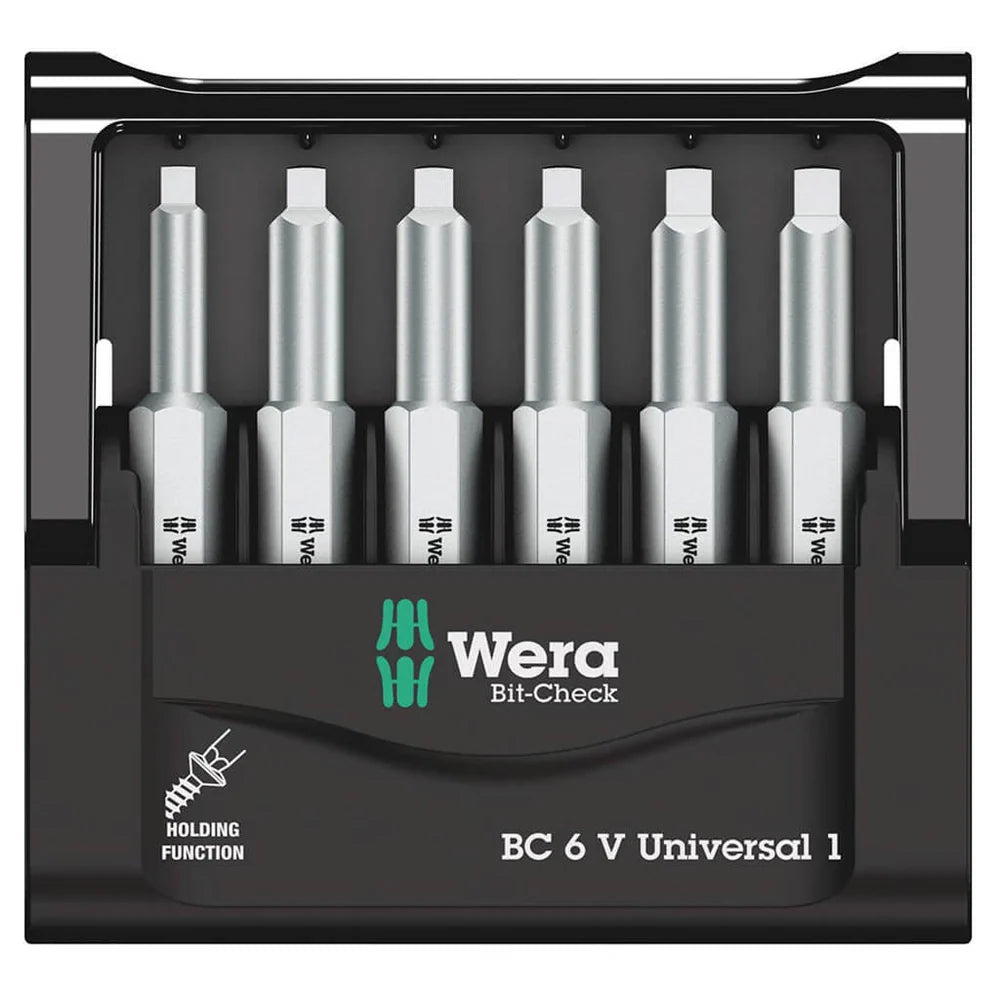 Bit-Check 6 V Universal 1 Square-Plus Bit Set