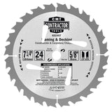 CONTRACTOR FRAMING BLADE 7-1/4" X 24T 10 PACK