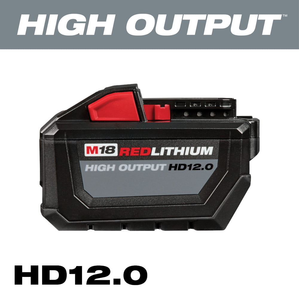 MILWAUKEE 48-11-1812 M18™ REDLITHIUM™ HIGH OUTPUT™ HD12.0 Battery Pack