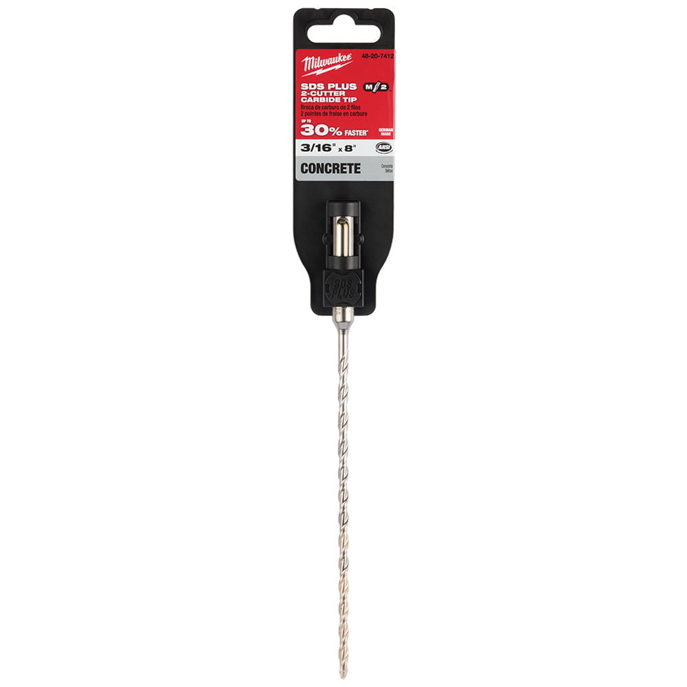 MILWAUKEE 48-20-7412 SDS-PLUS 2CT 3/16" X 6" X 8"