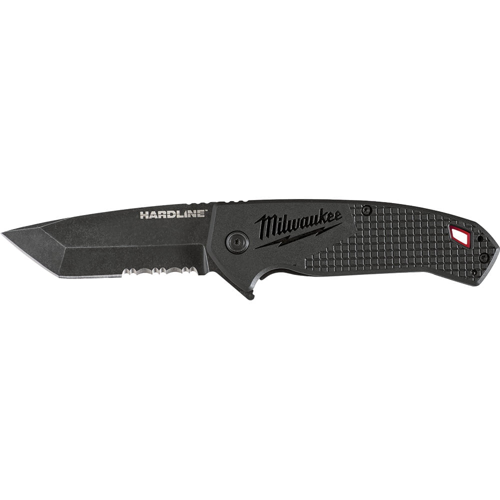 MILWAUKEE 48-22-1998 3” HARDLINE™ Serrated Blade Pocket Knife