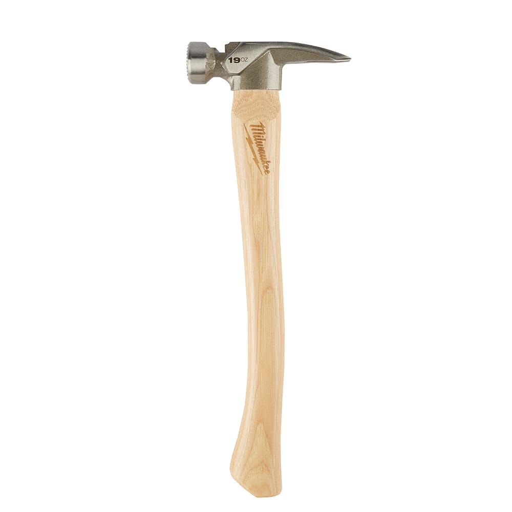 MILWAUKEE 48-22-9419 19OZ MILLED FACE HICKEY HANDLE FRAMING HAMMER