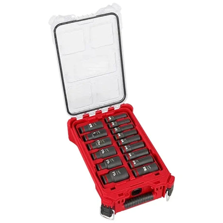 SHOCKWAVE Impact Duty Socket 1/2” Dr 15PC SAE PACKOUT Set
