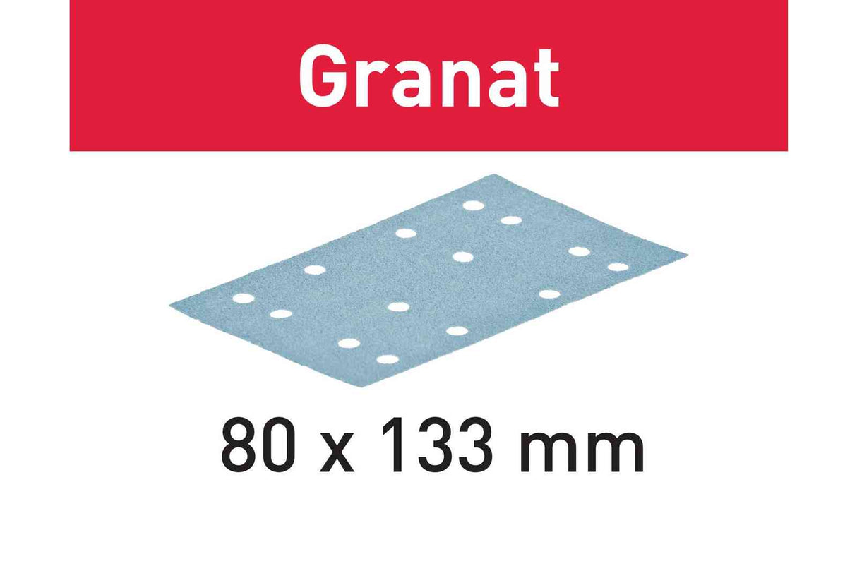 FESTOOL 497120  Grit Abrasives Granat STF 80x133 P120 GR/100