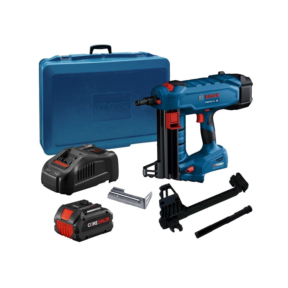 BOSCH GNB18V-12K14 PROFACTOR™ 18V Concrete Nailer Kit with (1) CORE18V® 8 Ah High Power Battery