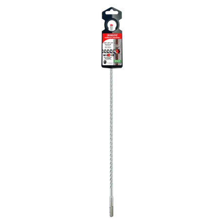 5/16" x 16" x 18" Rebar Demon™ SDS-Plus 4-Cutter Full Carbide Head Hammer Drill Bit