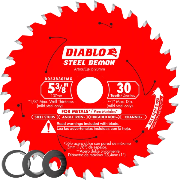 DIABLO D053830FMX 5-3/8 x 30 tooth STEEL DEMON