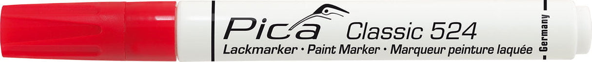 Pica 524/40 Paint-/Industry marker 2-4mm, Round tip, red