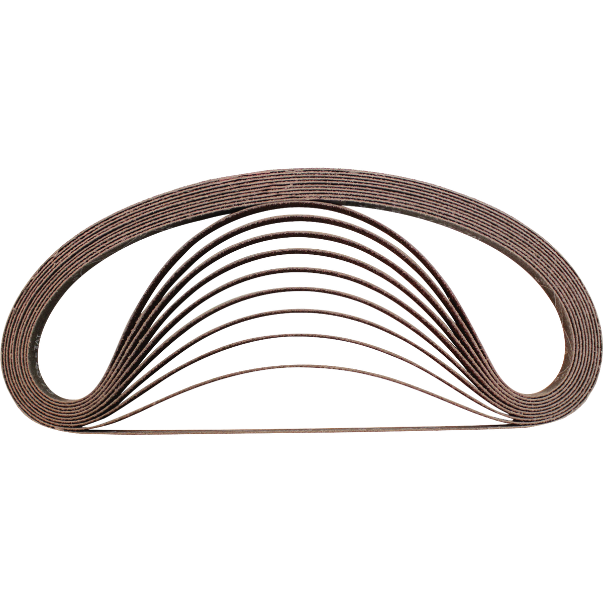 Makita 3/8" × 21" 80-Grit Abrasive Sanding Belts – A-34469 Pack of 10