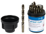 29-PC JET-KUT® GOLD Drill Bit Set – 135º Split Point