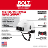 Milwaukee Hard Hat BOLT™ Front Brim Safety Helmet (USA) - Type 2, Class E