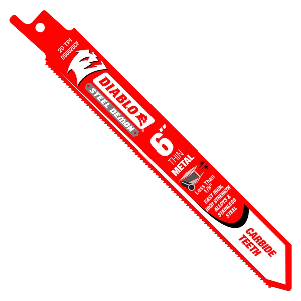 DIABLO DS0620CF 6" THIN METAL 20 TPI CARBIDE STRIP