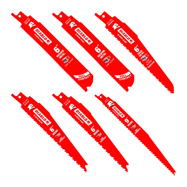 DIABLO DS006SC 6PC SAWZAL BLADE SET