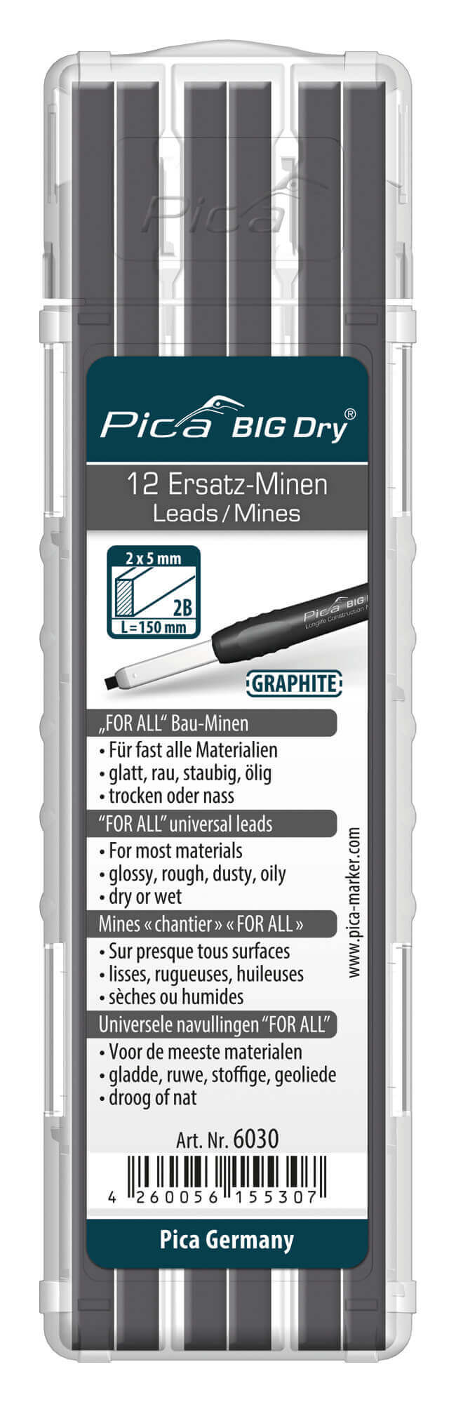 PICA 6030 BIG Dry refill leads