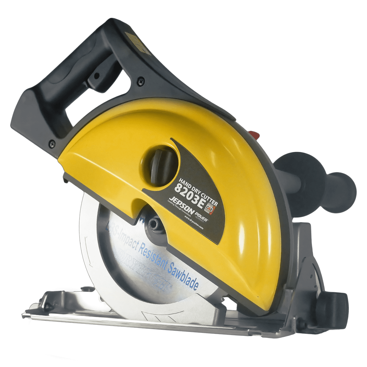 JEPSON POWER INC. 608295ENA HDC 8203E Cordless Metal Cutting Circular Saw incl. 2 Batteries 18V, 5.5 A / Loading station 110 V LiHD, LBS -TCT Saw blade 203/48T in case