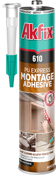 AkFix - 610 PU Express Montage Adhesive (Transparent)