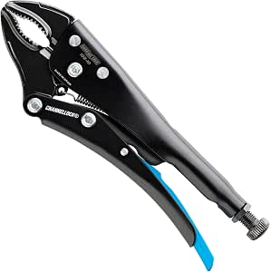 10" Locking Pliers, Curved Jaw