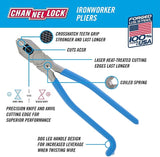 9" Ironworker's Pliers with Spring