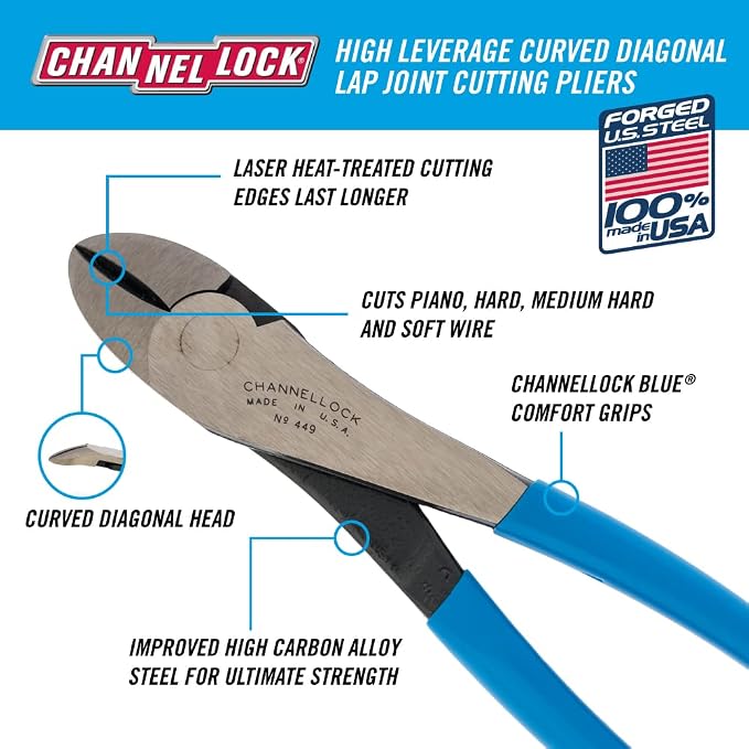 9.5" Side Cutter Pliers