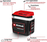 Einhell 2048425 Cordless 27L Cooler/Warmer Box