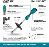 18V LXT Brushless Split Shaft Power Unit w/SN400MP, 5.0Ah x1 Kit