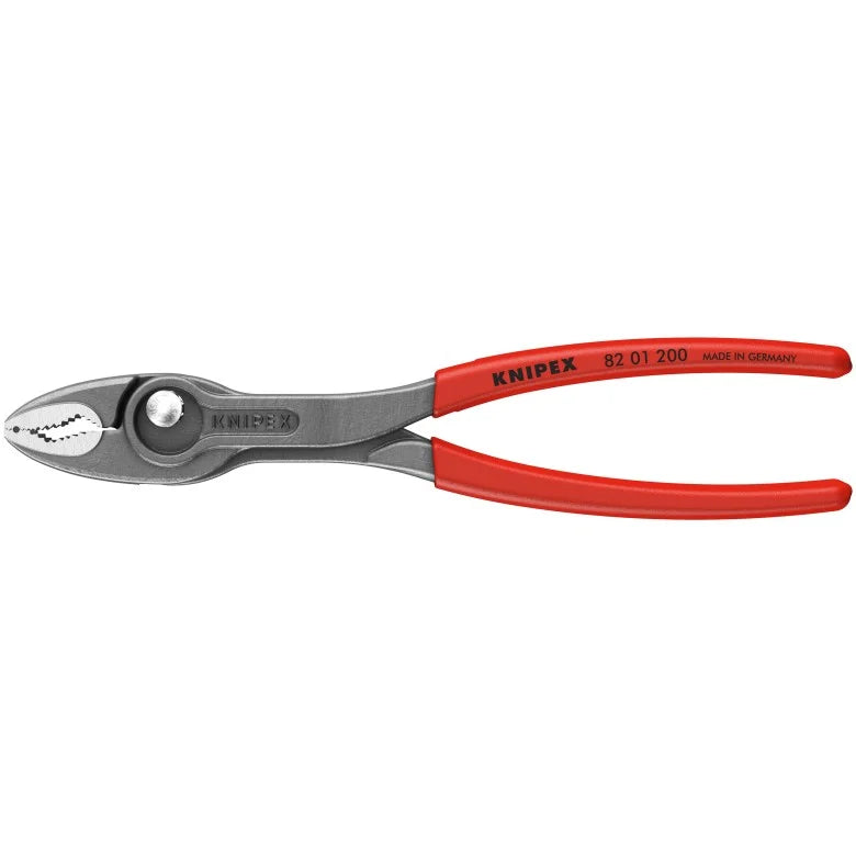 KNIPEX 82 01 200 TWIN GRIP 8" SLIP JOINT PLIERS