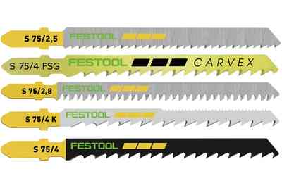 FESTOOL 204275 Jigsaw blade set STS-Sort/25 W