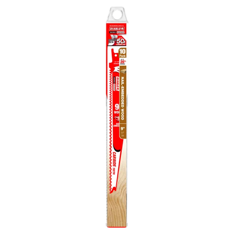 9" Carbide Wood-Embedded Reciprocating Saw Blade