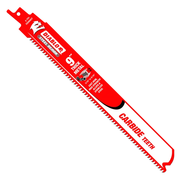 DIABLO DS0908CF10 10 PK 9" THICK METAL CARBIDE RECIP BLADE